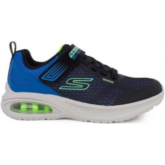 Skechers Παιδικά Sneakers με Σκρατς Μαύρα 404105L-BBLM