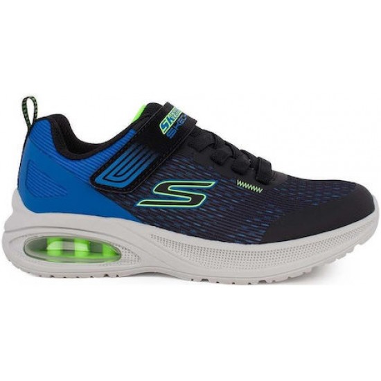 Skechers Παιδικά Sneakers με Σκρατς Μαύρα 404105L-BBLM Skechers Παιδικά Sneakers με Σκρατς Μαύρα 404105L-BBLM