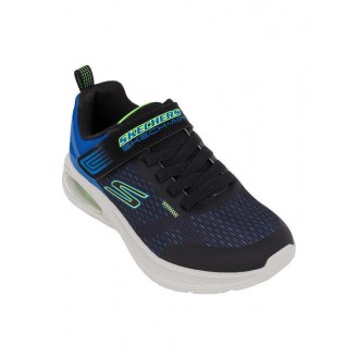 Skechers Παιδικά Sneakers με Σκρατς Μαύρα 404105L-BBLM Skechers Παιδικά Sneakers με Σκρατς Μαύρα 404105L-BBLM