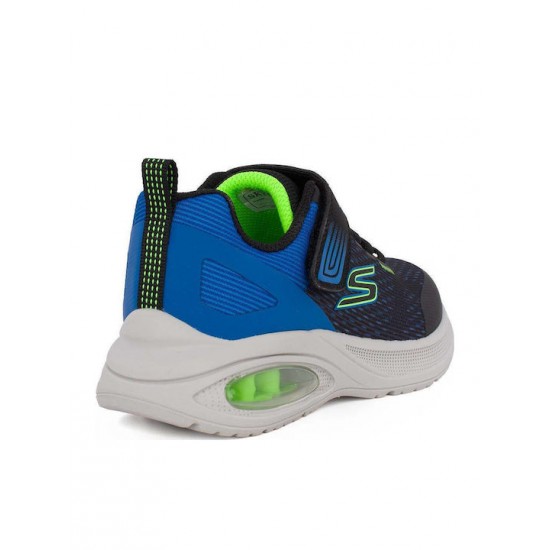 Skechers Παιδικά Sneakers με Σκρατς Μαύρα 404105L-BBLM Skechers Παιδικά Sneakers με Σκρατς Μαύρα 404105L-BBLM