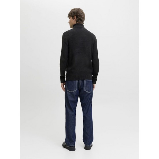 JJ Rebel by Jack & Jones Πουλόβερ Μακρυμάνικο Μαύρο 12279467 - black JJ Rebel by Jack & Jones Πουλόβερ Μακρυμάνικο Μαύρο 12279467 - black