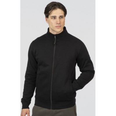 Rebase Full-Zip with Stand-up Collar Brushed Fleece 252rtop - 1061 pure black Rebase Full-Zip with Stand-up Collar Brushed Fleece 252rtop - 1061 pure black