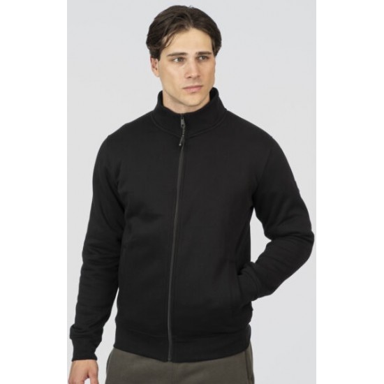 Rebase Full-Zip with Stand-up Collar Brushed Fleece 252rtop - 1061 pure black Rebase Full-Zip with Stand-up Collar Brushed Fleece 252rtop - 1061 pure black