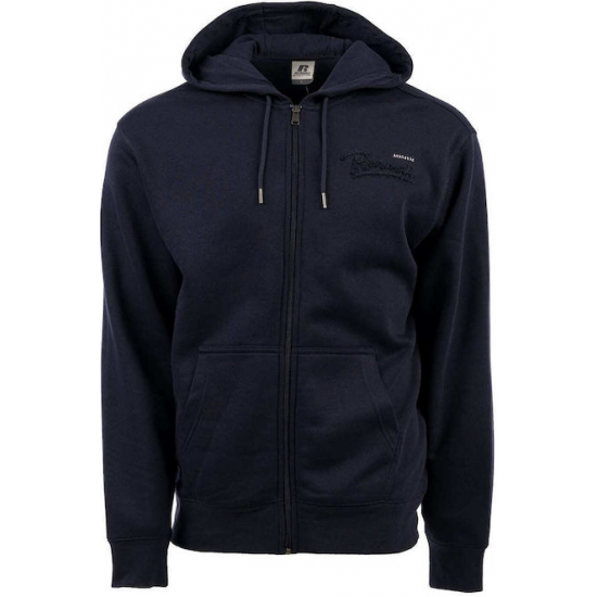 Russell Athletic Φούτερ Ζακέτα με Κουκούλα Μπλε A25-034-2 190 navy Russell Athletic Φούτερ Ζακέτα με Κουκούλα Μπλε A25-034-2 190 navy