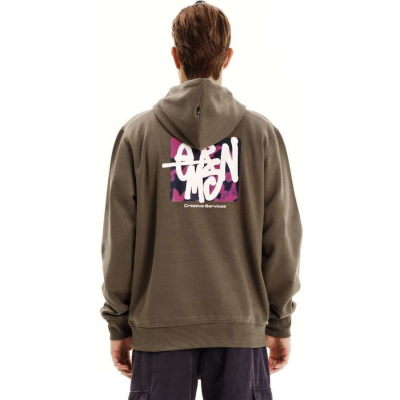Emerson Φούτερ Fleece με Κουκούλα 252.em20.40 dusty olive Emerson Φούτερ Fleece με Κουκούλα 252.em20.40 dusty olive