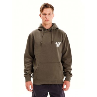 Emerson Φούτερ Fleece με Κουκούλα 252.em20.40 dusty olive Emerson Φούτερ Fleece με Κουκούλα 252.em20.40 dusty olive