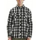 Emerson Long-sleeved Flannel Shirt Checked 252.em60.80 black-white Emerson Long-sleeved Flannel Shirt Checked 252.em60.80 black-white