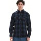 Emerson Long-sleeved Flannel Shirt Checked 252.em60.80 blue-black Emerson Long-sleeved Flannel Shirt Checked 252.em60.80 blue-black