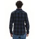 Emerson Long-sleeved Flannel Shirt Checked 252.em60.80 blue-black Emerson Long-sleeved Flannel Shirt Checked 252.em60.80 blue-black