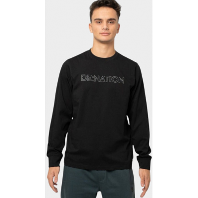 Be:nation Essentials Long Sleeve Tee - 06302504-BLACK