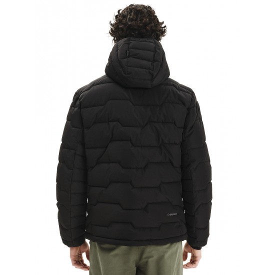 Emerson Men's Hooded Puffer Jacket 252.EM10.56-BLACK Emerson Men's Hooded Puffer Jacket 252.EM10.56-BLACK