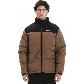 Emerson Men's Hooded Puffer Jacket  252.em10.79 - l. brown - black