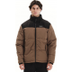 Emerson Men's Hooded Puffer Jacket 252.em10.79 - l. brown - black Emerson Men's Hooded Puffer Jacket 252.em10.79 - l. brown - black