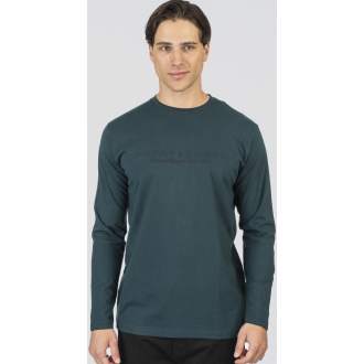 Rebase T-Shirt Longsleeve with Dense Embroidery 252rts-9061 deep teal Rebase T-Shirt Longsleeve with Dense Embroidery 252rts-9061 deep teal