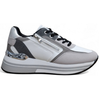 Beverly Hills Polo Club  Γυναικεία Sneakers BHW523310-0072 white grey