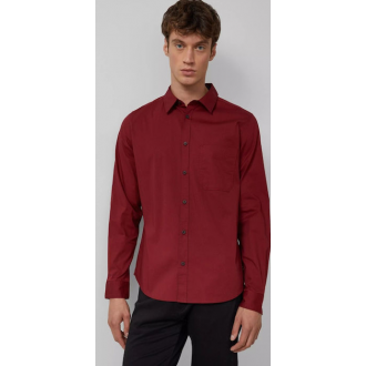 S.Oliver Μακρυμάνικο Πουκάμισο σε στενή γραμμή dark Red 2170210-78A0 S.Oliver Μακρυμάνικο Πουκάμισο σε στενή γραμμή dark Red 2170210-78A0