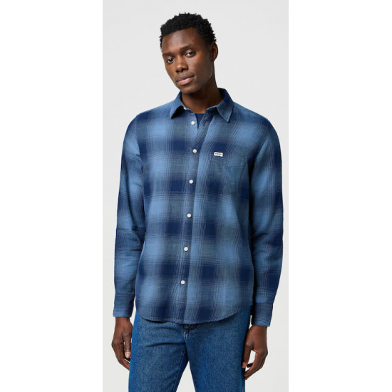 Wrangler Ανδρικό Μακρυμάνικο Πουκάμισο 112371653 dark indigo Wrangler Ανδρικό Μακρυμάνικο Πουκάμισο 112371653 dark indigo