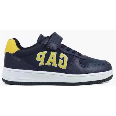 GAP Boys BOSTON III POP Sneakers with Hook and Loop gpk5217120923 - navy yellow