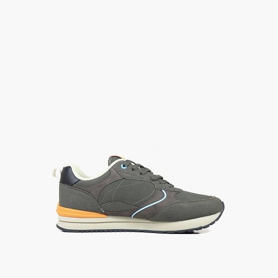 GAP Men RUN SPIRIT CITY Lace-Up Sneakers gpm5214290042 - olive