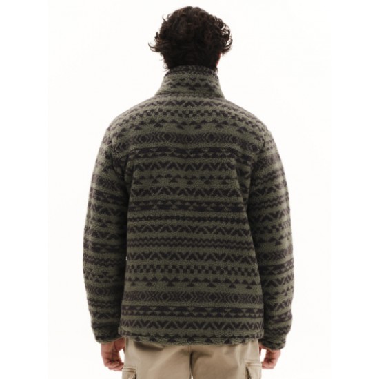 Emerson ΑΝΔΡΙΚΟ SHERPA FLEECE ΜΕ ΦΕΡΜΟΥΑΡ 252.em290.406 - pr541 green Emerson ΑΝΔΡΙΚΟ SHERPA FLEECE ΜΕ ΦΕΡΜΟΥΑΡ 252.em290.406 - pr541 green