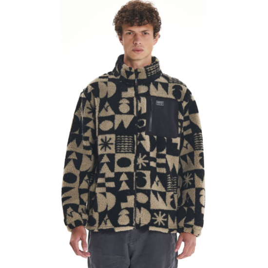 Emerson ΑΝΔΡΙΚΟ SHERPA FLEECE ΜΕ ΦΕΡΜΟΥΑΡ 252.em290.429 - pr542b beige Emerson ΑΝΔΡΙΚΟ SHERPA FLEECE ΜΕ ΦΕΡΜΟΥΑΡ 252.em290.429 - pr542b beige