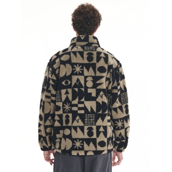 Emerson ΑΝΔΡΙΚΟ SHERPA FLEECE ΜΕ ΦΕΡΜΟΥΑΡ 252.em290.429 - pr542b beige Emerson ΑΝΔΡΙΚΟ SHERPA FLEECE ΜΕ ΦΕΡΜΟΥΑΡ 252.em290.429 - pr542b beige