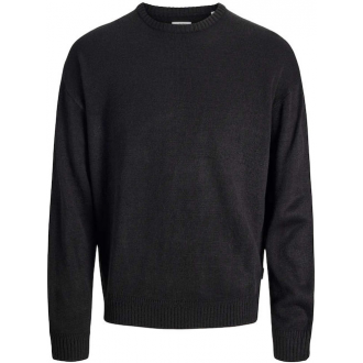 JJ REBEL by Jack & Jones JREBJEFF KNIT CREW NECK 12286150 black JJ REBEL by Jack & Jones JREBJEFF KNIT CREW NECK 12286150 black