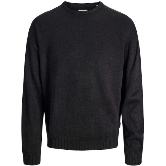 JJ REBEL by Jack & Jones JREBJEFF KNIT CREW NECK 12286150 black JJ REBEL by Jack & Jones JREBJEFF KNIT CREW NECK 12286150 black