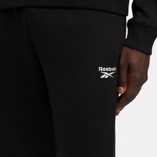 Reebok ανδρικό παντελόνι φόρμας 100240238 - black Reebok ανδρικό παντελόνι φόρμας 100240238 - black