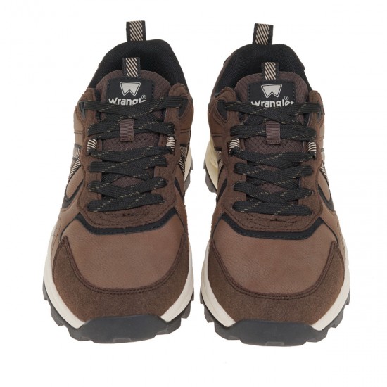 Wrangler SNEAKERS 20253026.34b - chestnut- Καφέ Καφέ Wrangler SNEAKERS 20253026.34b - chestnut- Καφέ Καφέ