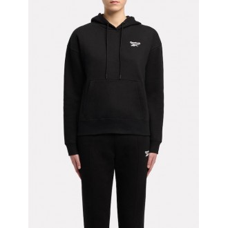 Reebok Γυναικεία Ζακέτα Φούτερ Black 100241460 - black Reebok Γυναικεία Ζακέτα Φούτερ Black 100241460 - black