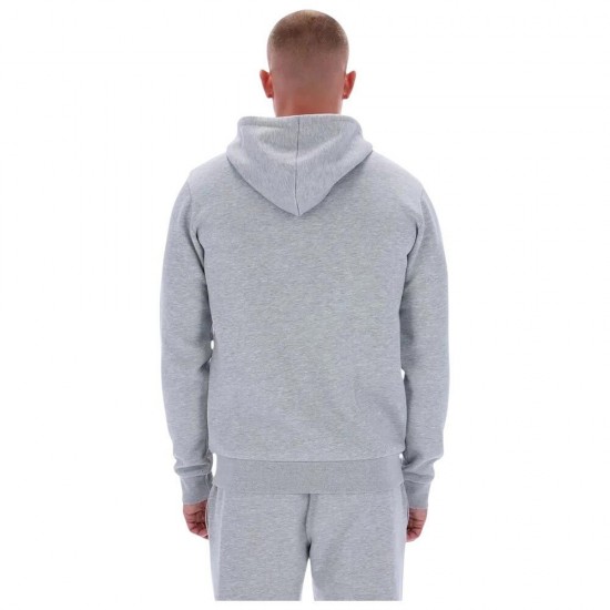 Reebok Identity Small Logo Ζακέτα Light Grey Marl με Κουκούλα 100240559 - light grey marl Reebok Identity Small Logo Ζακέτα Light Grey Marl με Κουκούλα 100240559 - light grey marl