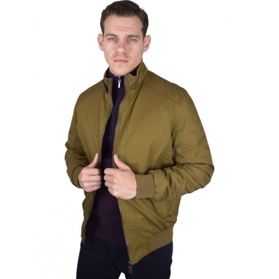 Lexton Μπουφάν Bomber Καμελ 04.36 suede bomber- brown Lexton Μπουφάν Bomber Καμελ 04.36 suede bomber- brown
