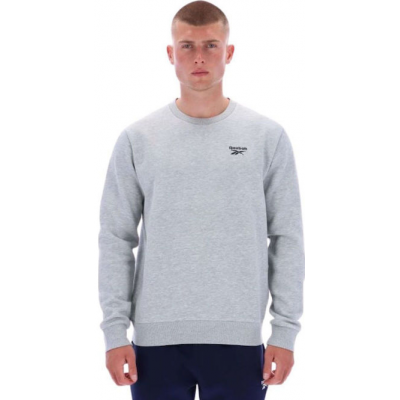 Reebok Small Logo Φούτερ Fleece 100240742 - light grey marl Reebok Small Logo Φούτερ Fleece 100240742 - light grey marl