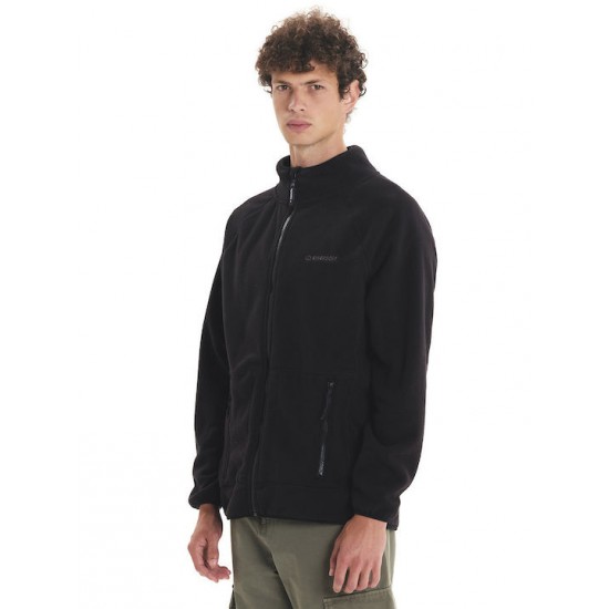 Emerson Ανδρική Ζακέτα Fleece Μαύρη 252.em29.19 black Emerson Ανδρική Ζακέτα Fleece Μαύρη 252.em29.19 black