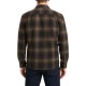 TIFFOSI Καφέ καρό flannel πουκάμισο Cam 10062589-145 TIFFOSI Καφέ καρό flannel πουκάμισο Cam 10062589-145