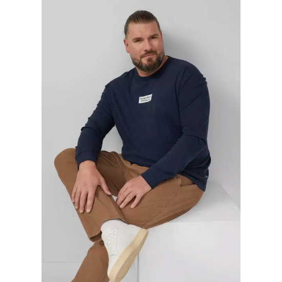 S.Oliver Longsleeve Subscribe Navy 2173867 - 59d1 S.Oliver Longsleeve Subscribe Navy 2173867 - 59d1