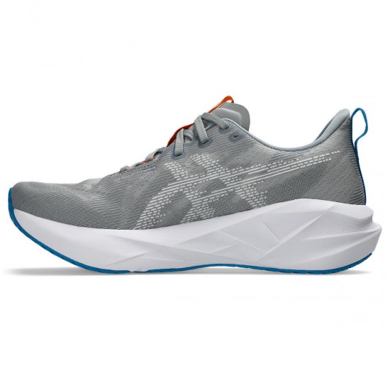 Asics Novablast 5 Ανδρικά Παπούτσια Υφασμάτινα Gravel-White 1011B974-020 Asics Novablast 5 Ανδρικά Παπούτσια Υφασμάτινα Gravel-White 1011B974-020