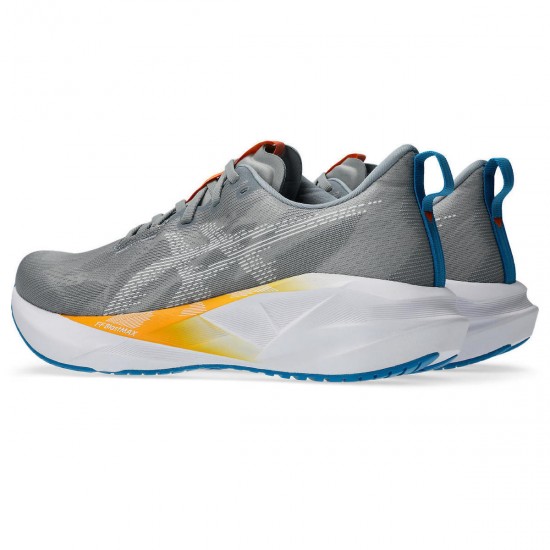 Asics Novablast 5 Ανδρικά Παπούτσια Υφασμάτινα Gravel-White 1011B974-020 Asics Novablast 5 Ανδρικά Παπούτσια Υφασμάτινα Gravel-White 1011B974-020