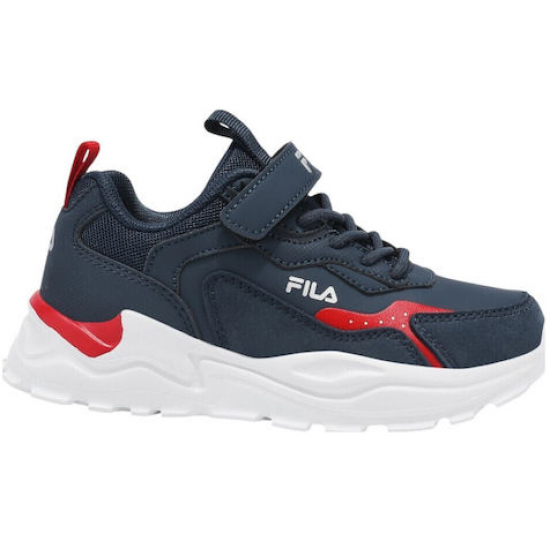 Fila Memory Παιδικά Sneakers με Σκρατς Navy Μπλε 3YF23005-240 Fila Memory Παιδικά Sneakers με Σκρατς Navy Μπλε 3YF23005-240
