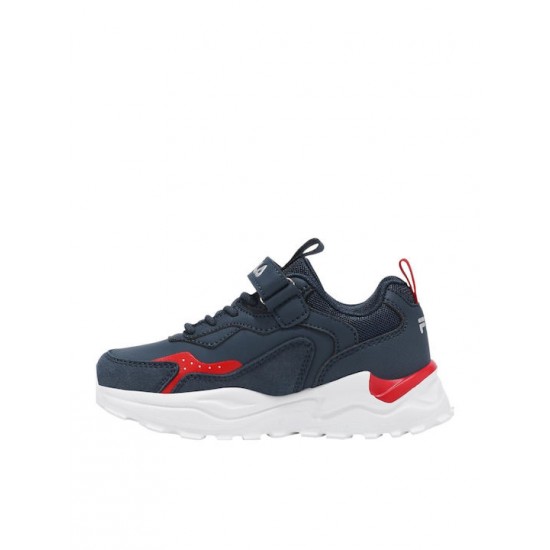 Fila Memory Παιδικά Sneakers με Σκρατς Navy Μπλε 3YF23005-240 Fila Memory Παιδικά Sneakers με Σκρατς Navy Μπλε 3YF23005-240