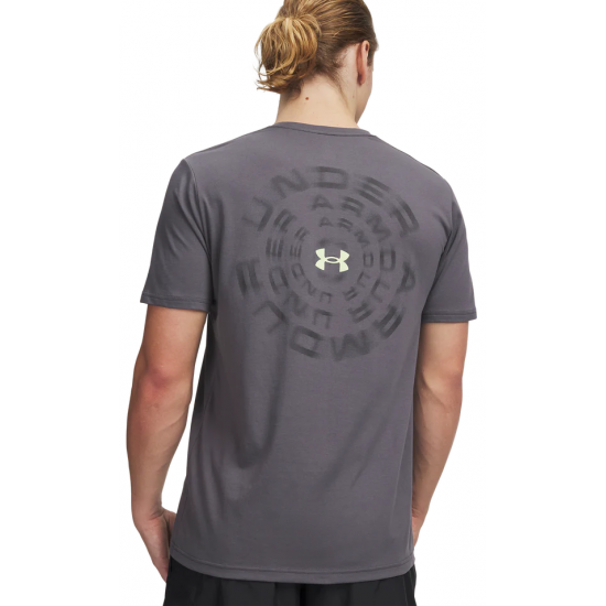 Under Armour Team Issue Wordmark Αθλητικό Ανδρικό T-shirt Γκρι με Λογότυπο 6009248-025 Under Armour Team Issue Wordmark Αθλητικό Ανδρικό T-shirt Γκρι με Λογότυπο 6009248-025