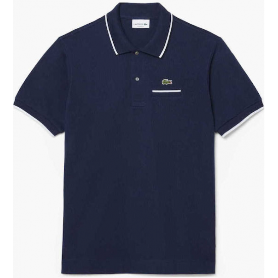 Lacoste Polo T-shirt Navy Blue PH9838-HHW Lacoste Polo T-shirt Navy Blue PH9838-HHW