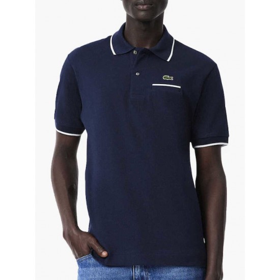 Lacoste Polo T-shirt Navy Blue PH9838-HHW Lacoste Polo T-shirt Navy Blue PH9838-HHW