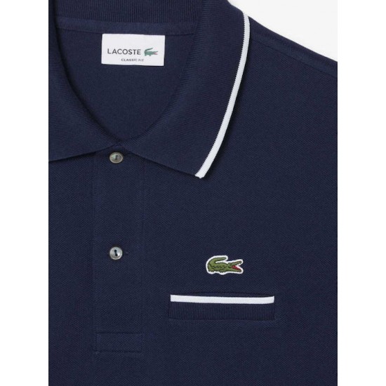 Lacoste Polo T-shirt Navy Blue PH9838-HHW Lacoste Polo T-shirt Navy Blue PH9838-HHW