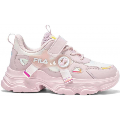 Fila Musha 3 Memory Velcro παιδικά αθλητικά παπούτσια για κορίτσια Ρόζ 7YF61003-900