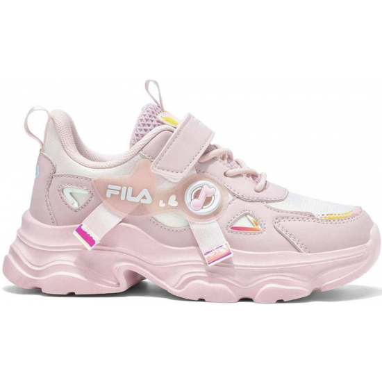 Fila Musha 3 Memory Velcro παιδικά αθλητικά παπούτσια για κορίτσια Ρόζ 7YF61003-900