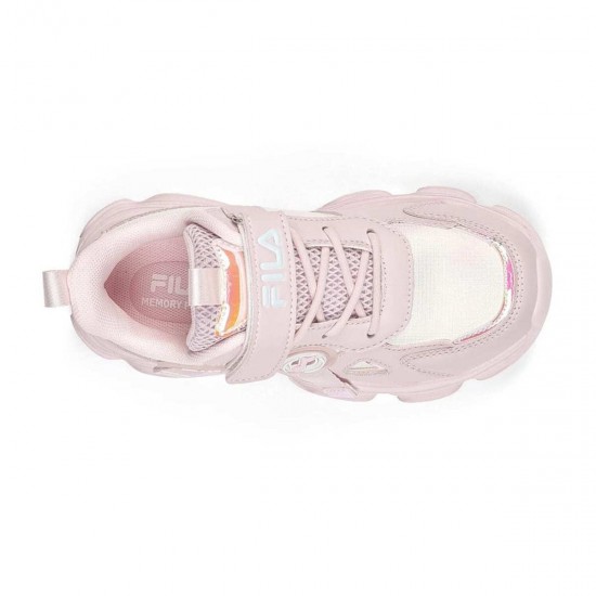Fila Musha 3 Memory Velcro παιδικά αθλητικά παπούτσια για κορίτσια Ρόζ 7YF61003-900