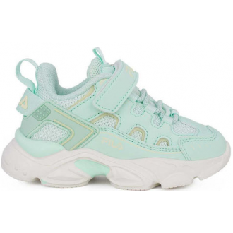 Fila Memory Spinel 3 V Παιδικά Sneakers Ανατομικά με Σκρατς Πράσινα 7YF33002-660