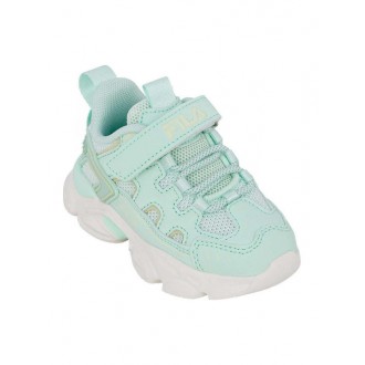 Fila Memory Spinel 3 V Παιδικά Sneakers Ανατομικά με Σκρατς Πράσινα 7YF33002-660